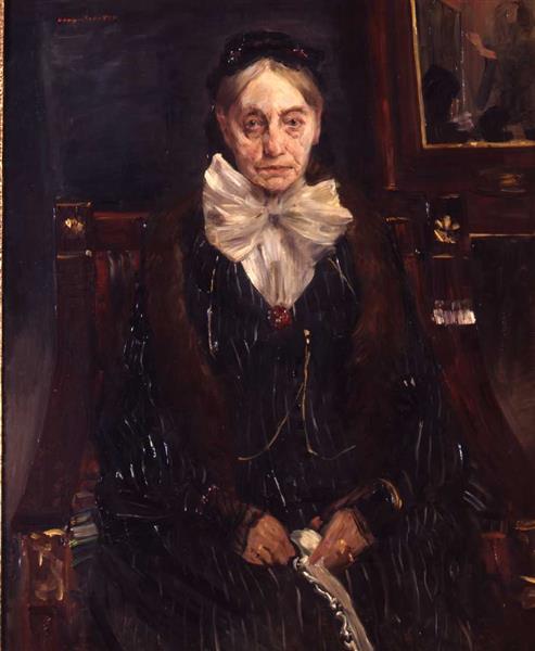 A Woman 1902  by Lovis Corinth (1858-1925)  Staatliche Kunstsammlungen Dresden Galerie Neue Meister  2580D